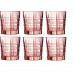 Даллас стаканы низкие розовые, 3 шт. (300 мл) ОCЗ