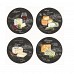 WORLD OF CHEESE тарелки десертные 4шт Easy Life
