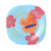 CARINA HIBISCUS BLUE тарелка суповая 22 см