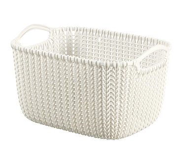 Корзинка (S) KNIT бел. (03674)