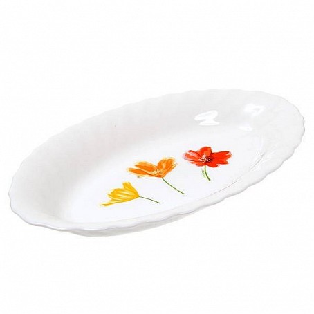 FLOWERLY салатник овальный малый (97763) 22 см