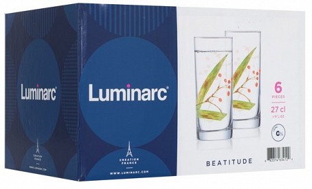 AMST BEATITUDE стаканы высокие 27cL 6шт.