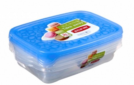 Ёмкость Take away 1л*3 Curver голуб,(00474)