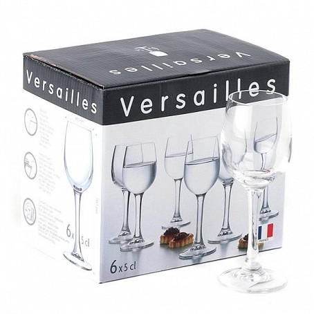 VERSAILLES фужеры для водки, 6 шт. (50 мл)