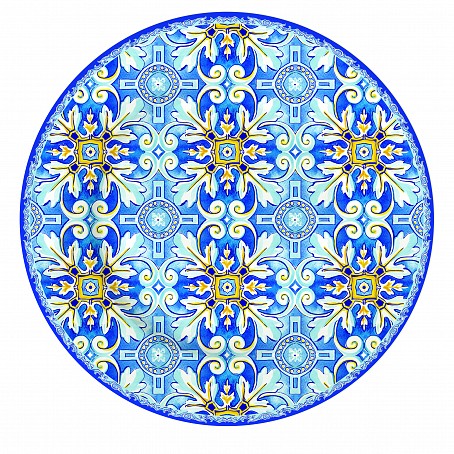 MAIOLICA BLUE тарелка десертная 19см Easy Life