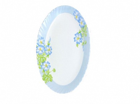 OG SHELL BLUE блюдо овальное 32 см