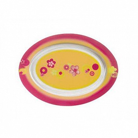 BUBBLES Flo Pink блюдо овальное (82915)