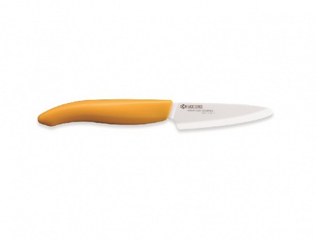 Нож керам бел с желт ручкой 7,5см KYOCERA
