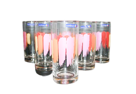 PAINT BRUSH стаканы высокие, 6 шт. (270 мл)